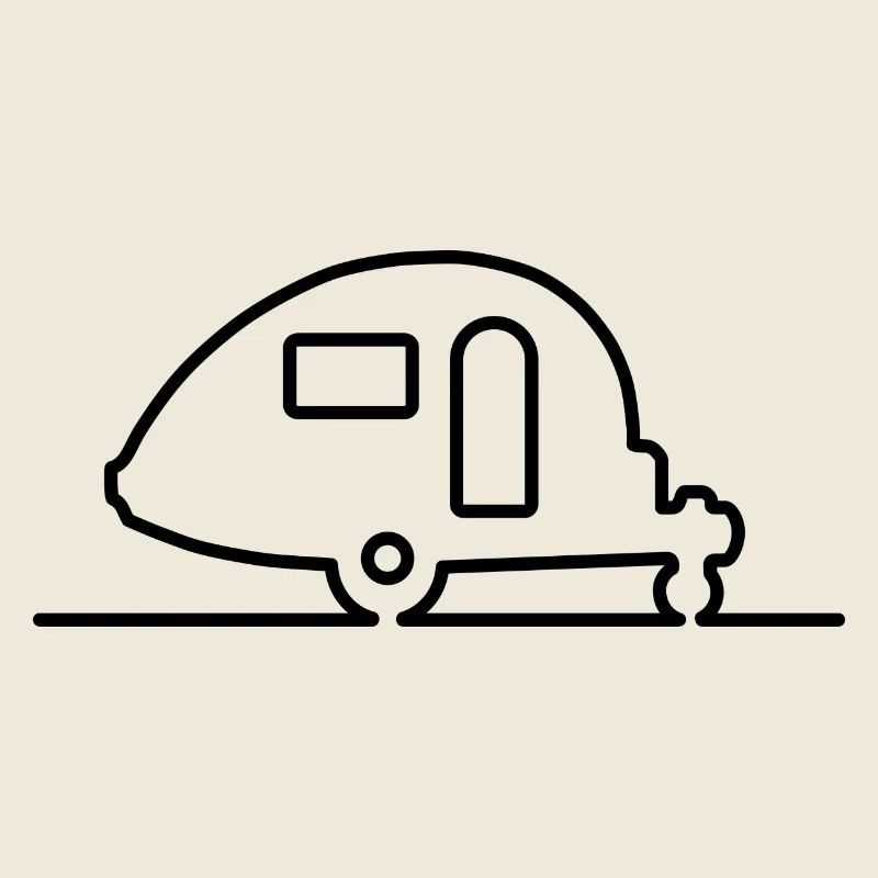 Teardrop - Caravane - Contour