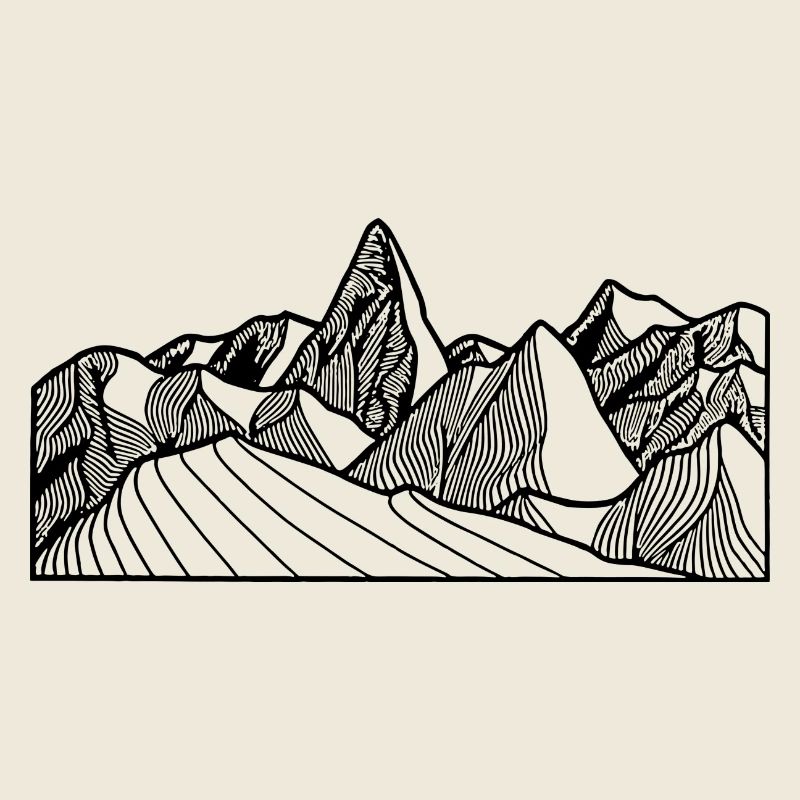 Berge Bergkette Abstract