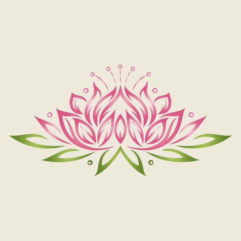 Grande fleur de lotus. Yoga.