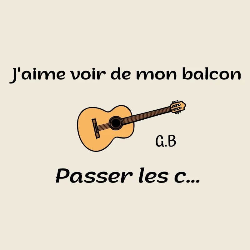 J'aime voir de mon Balcon passer les c...