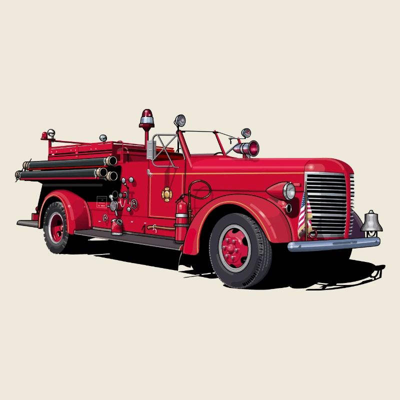 Fire engine vintage car
