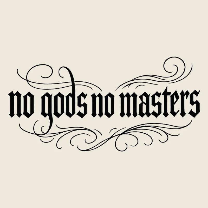 Pas de dieux, pas de maîtres Gothique