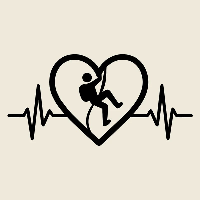 Klettern Herz