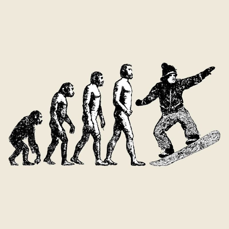 Évolution vers le design grunge du snowboarder