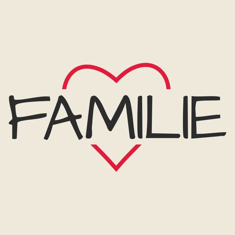 Familie Herz Geschenk Liebe