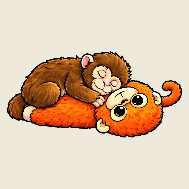 Bébé Singe Coup de Poing