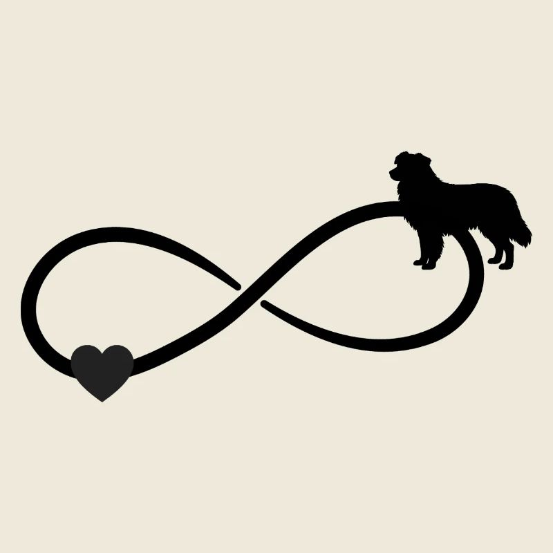 Australian Sheperd Herz Unendlichkeit 