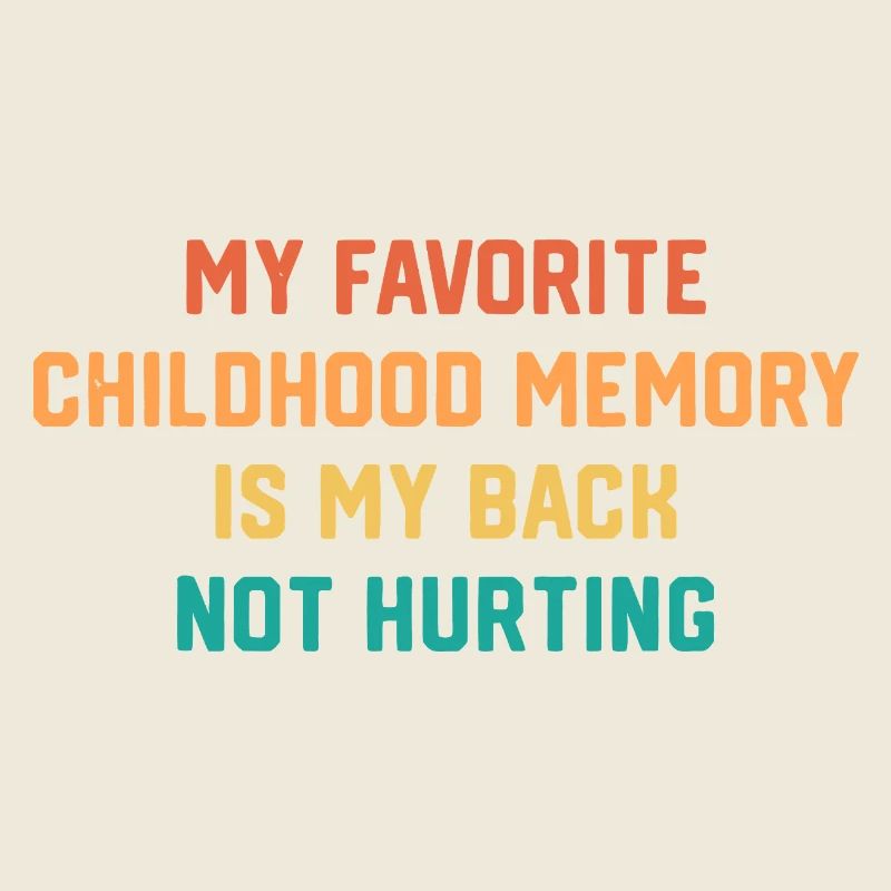 Dos : Pas blessé Souvenir d’enfance Ti-shirt