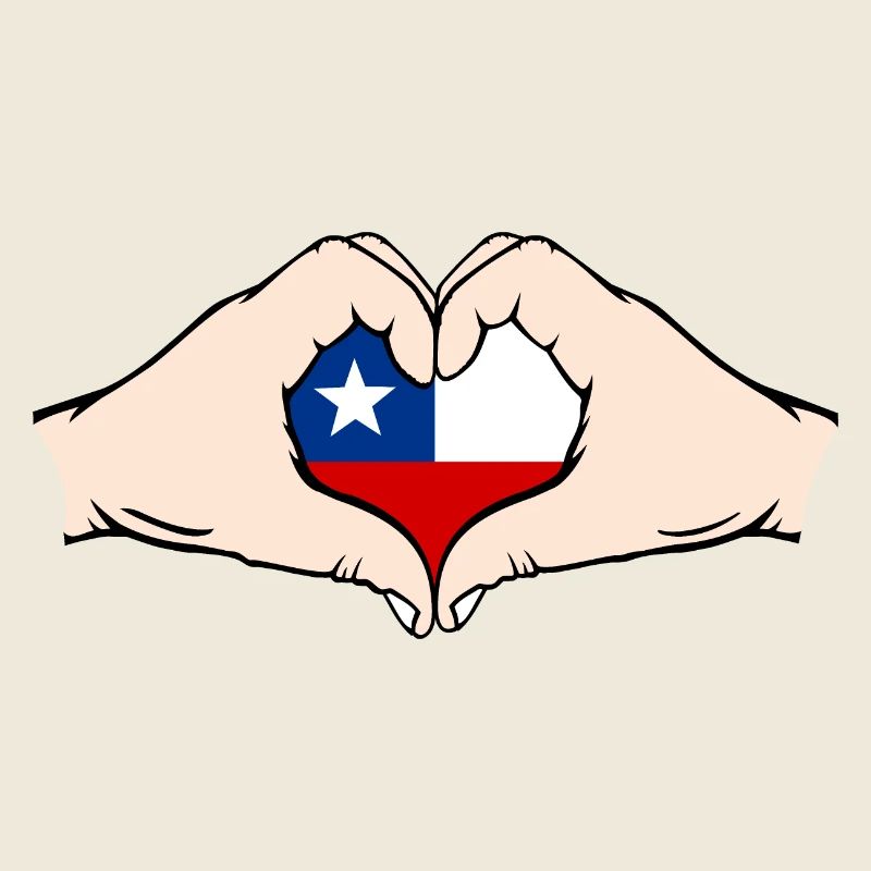 Chile Heart Shape with Hands