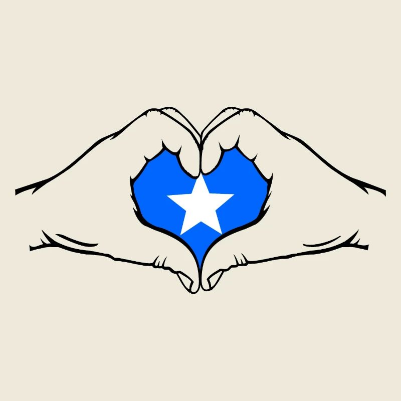 Somalia Heart Shape