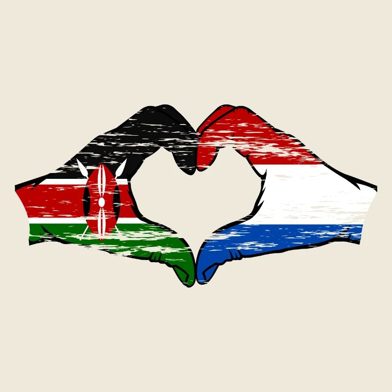 Kenya Holland Hands Heart Shape Used