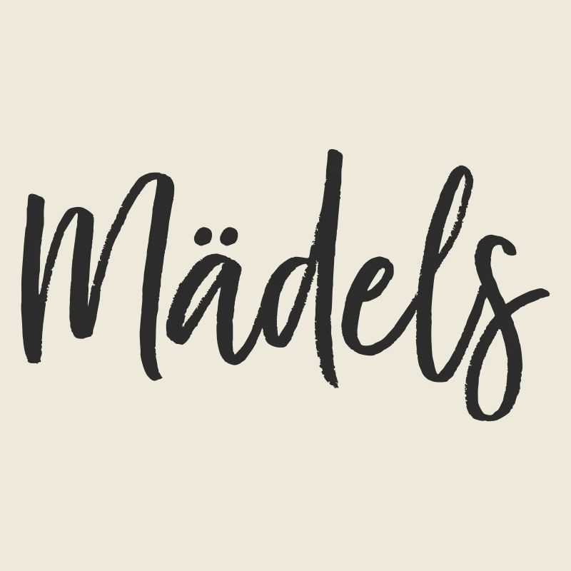Mädels Handlettering Design