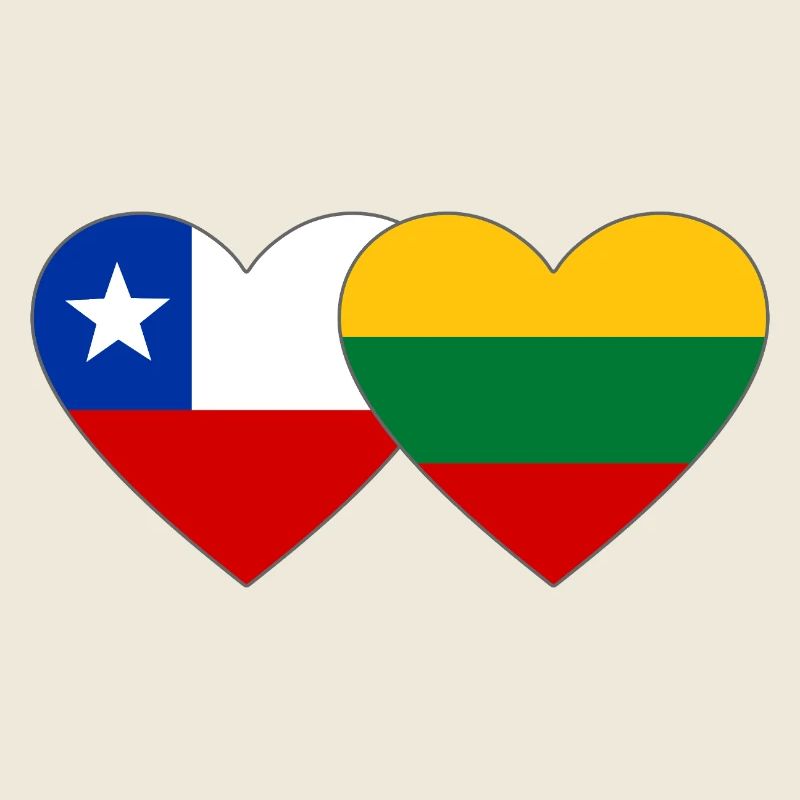 Chile_Estland_Flagge_Herz