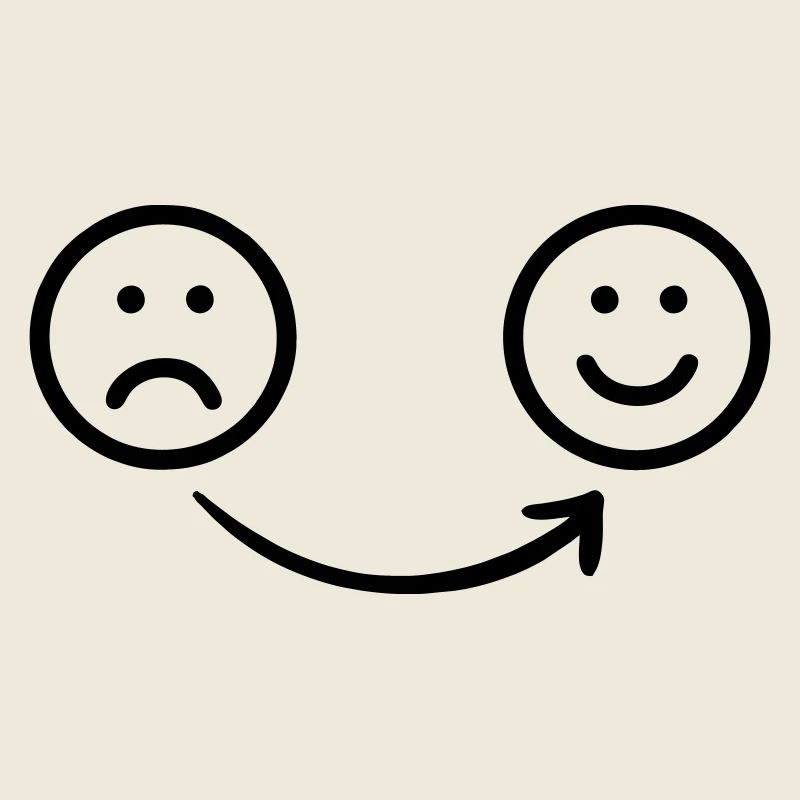 From sad to cheerful transparency