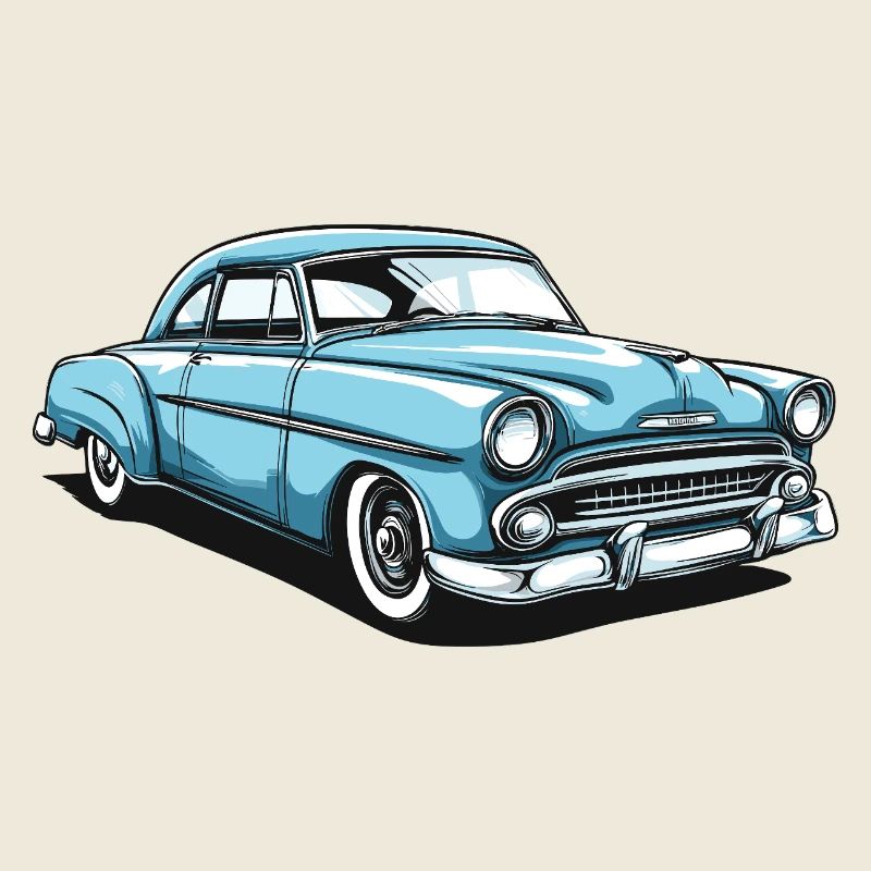 Nostalgisches Retro-Auto Design