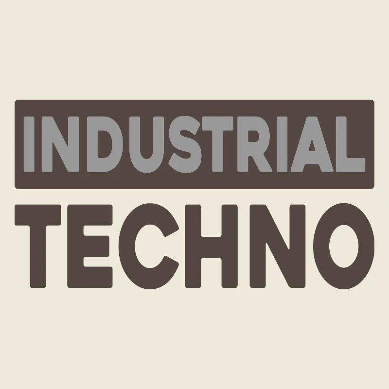 Industrial Techno Typography