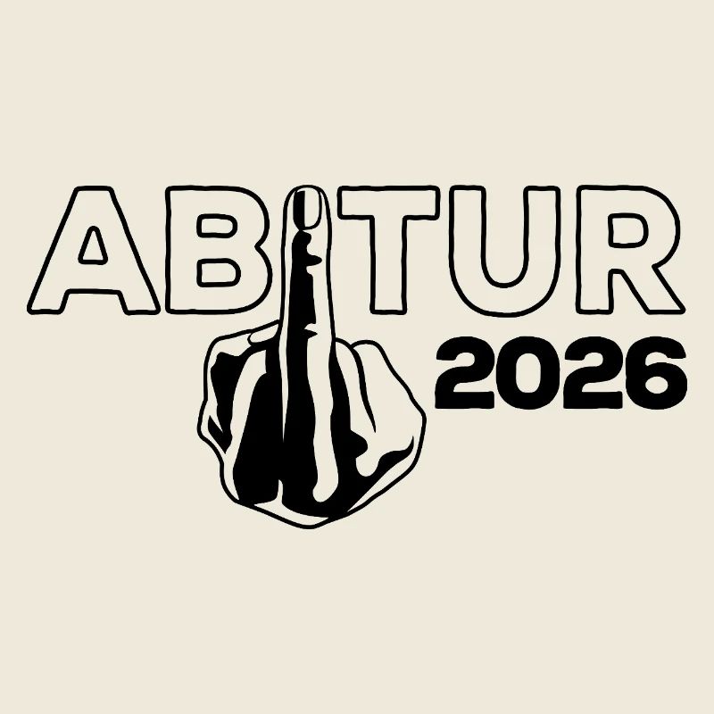 ABI 2026 Middle Finger Abitur - Gift