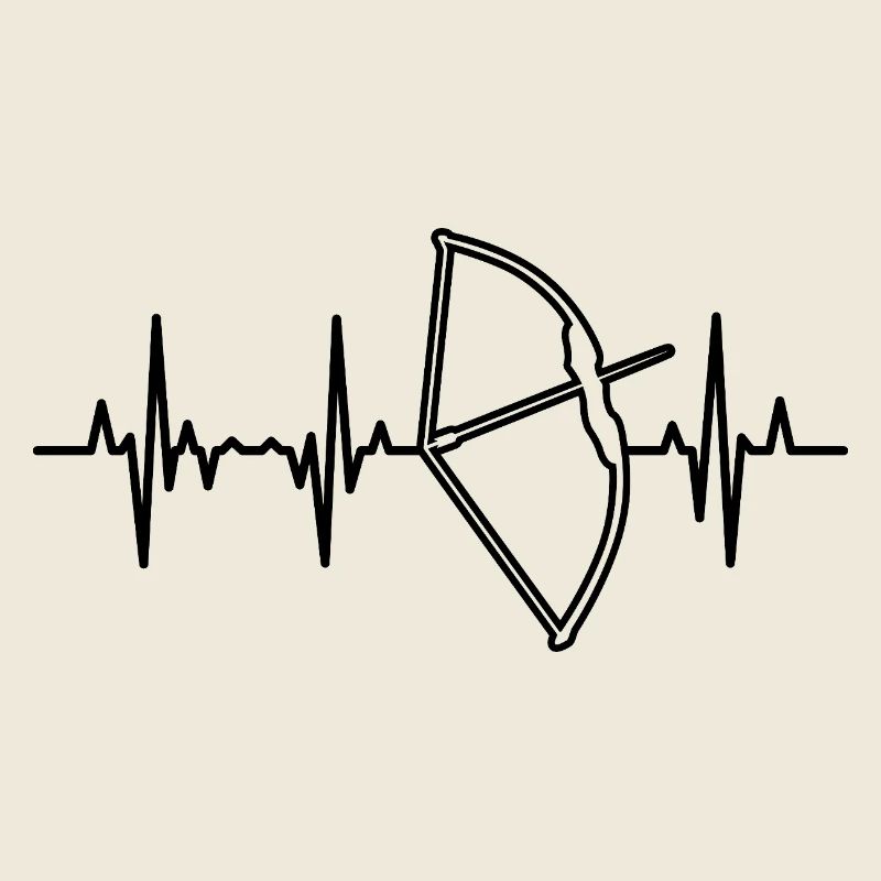 Pfeil und Bogen Herzschlag