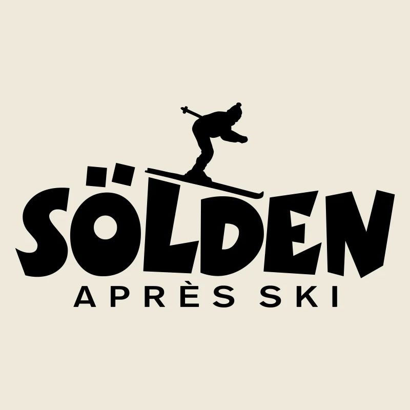 Sölden Après-Ski Skifahrer
