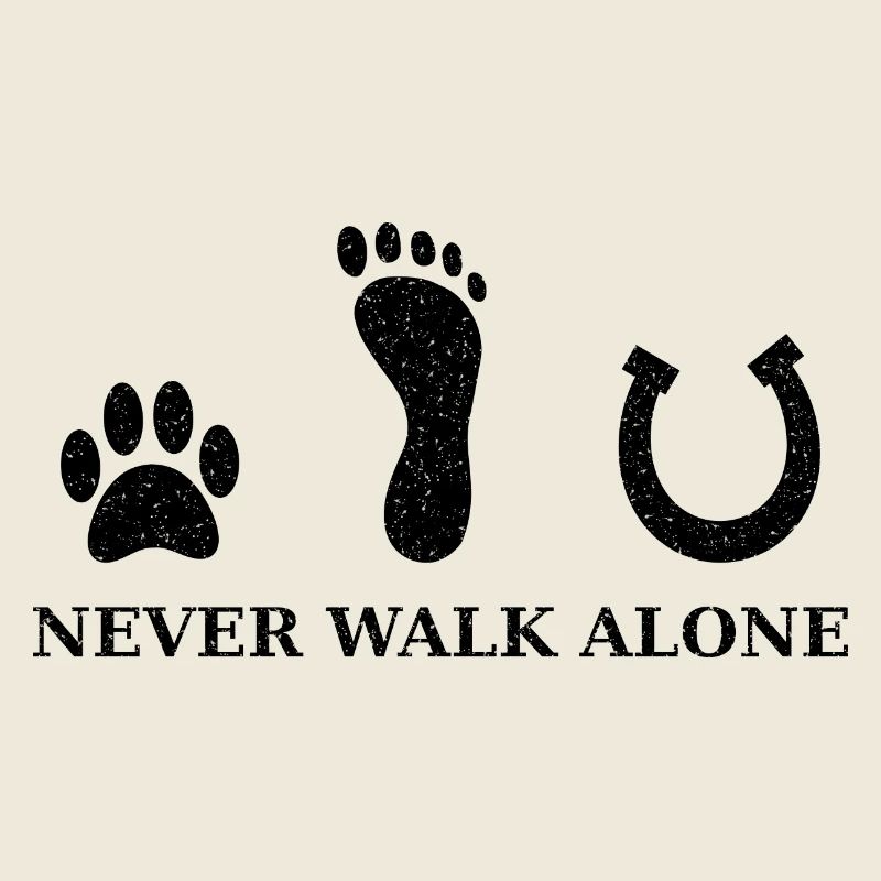 Never walk alone schwarz