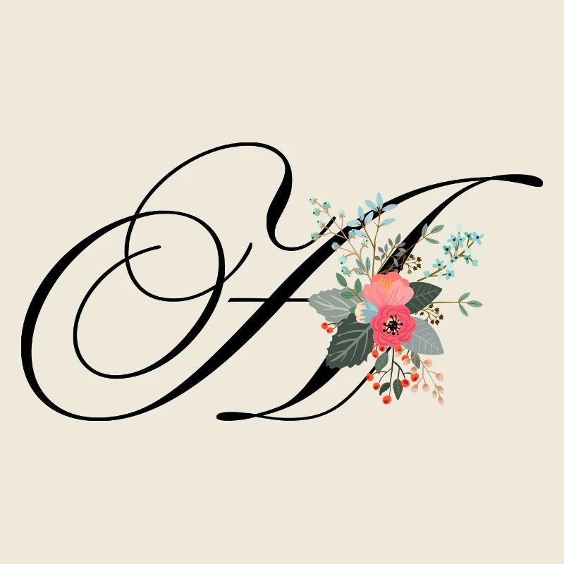 Lettre a fleuris