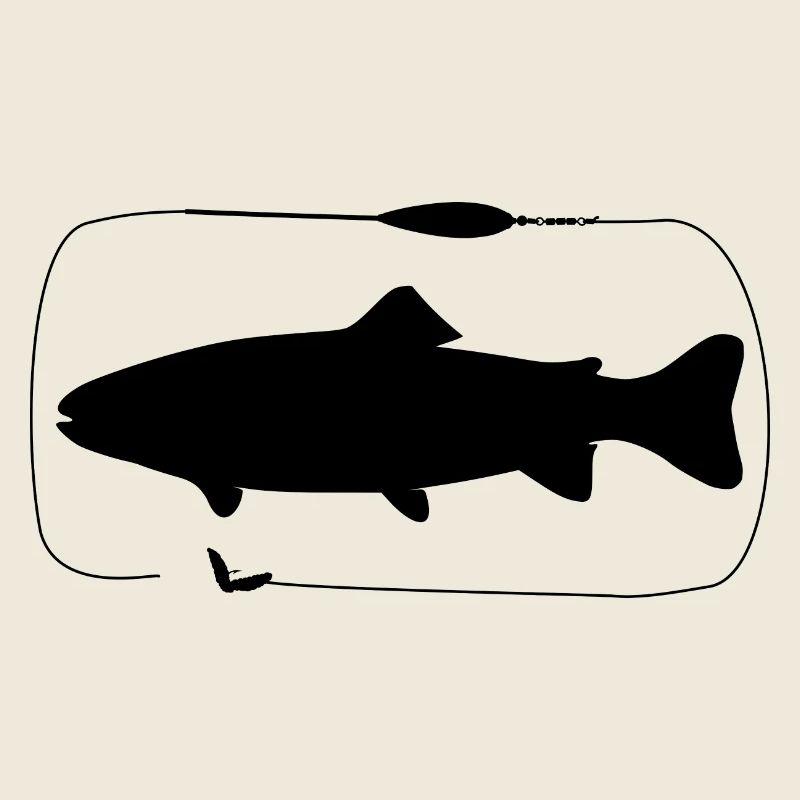 Trout Sbirolino assembly with bee maggot