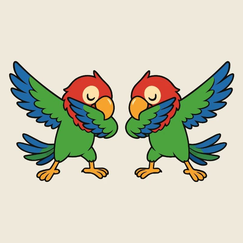 Bande dessinée Parrot Dabbing