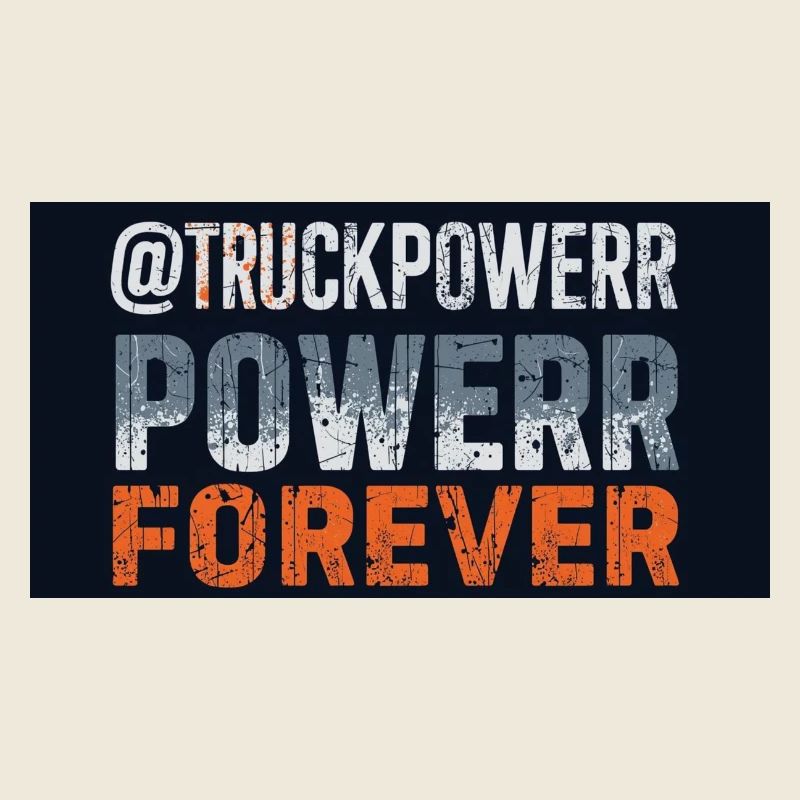 Truck Power Forever Distressed