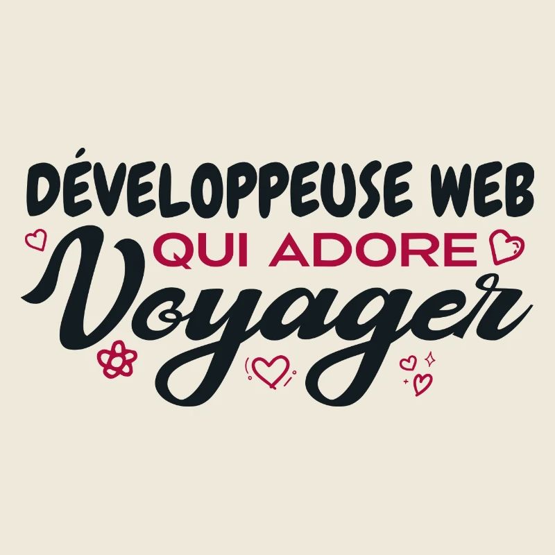 Développeuse web globe-trotteuse passionnée voyage
