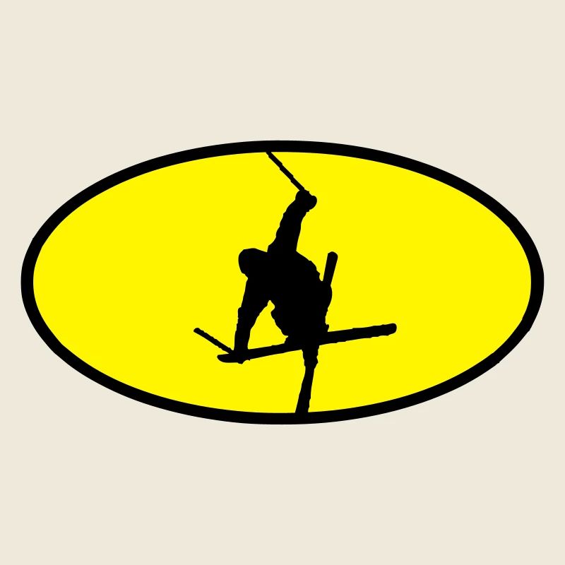 Ski freestyle logo
