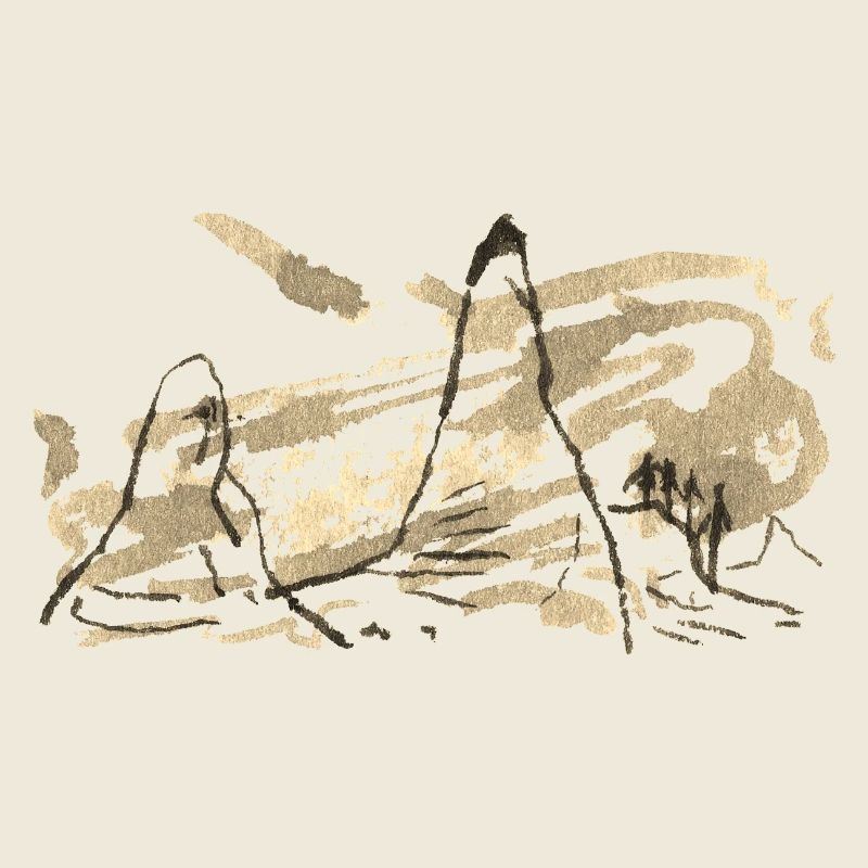Mountains Landscape / Ink Mountain