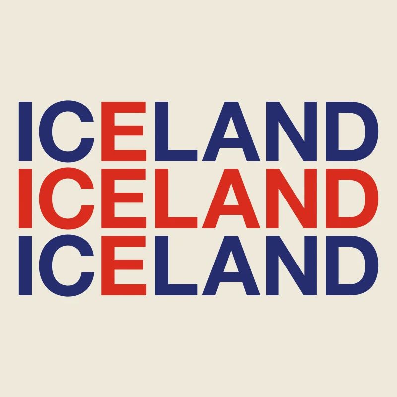 ISLANDE Drapeau islandais