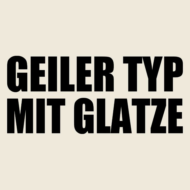 geiler typ mit glatze