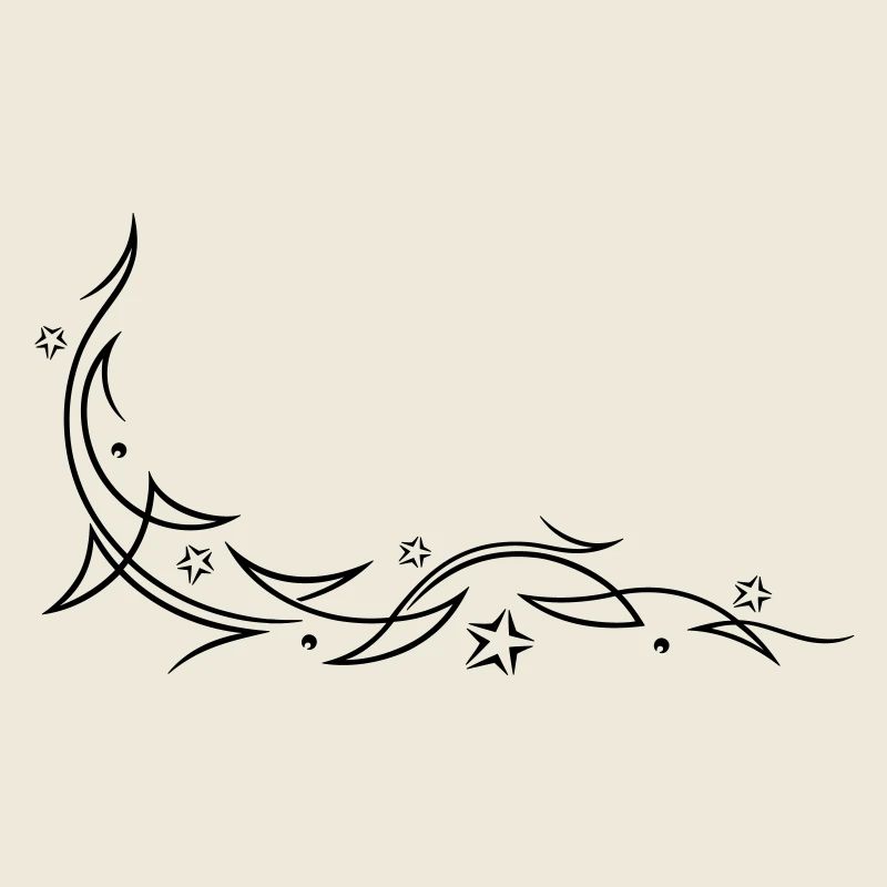 Tribal with stars