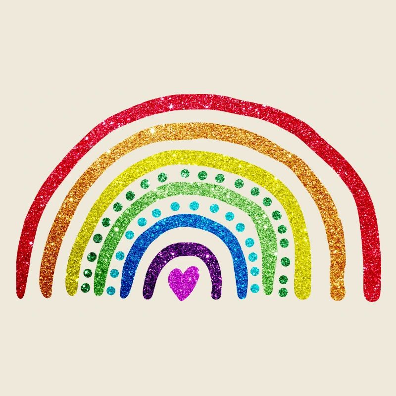 Regenbogen-Glitzer