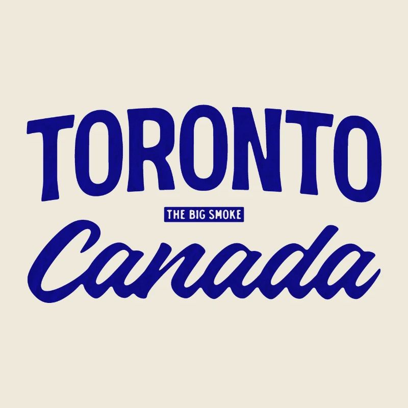 Toronto Canada Schriftzug Design
