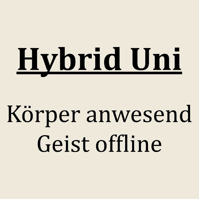 Unispruch "Hybrid Uni" Geschenk, Studenten