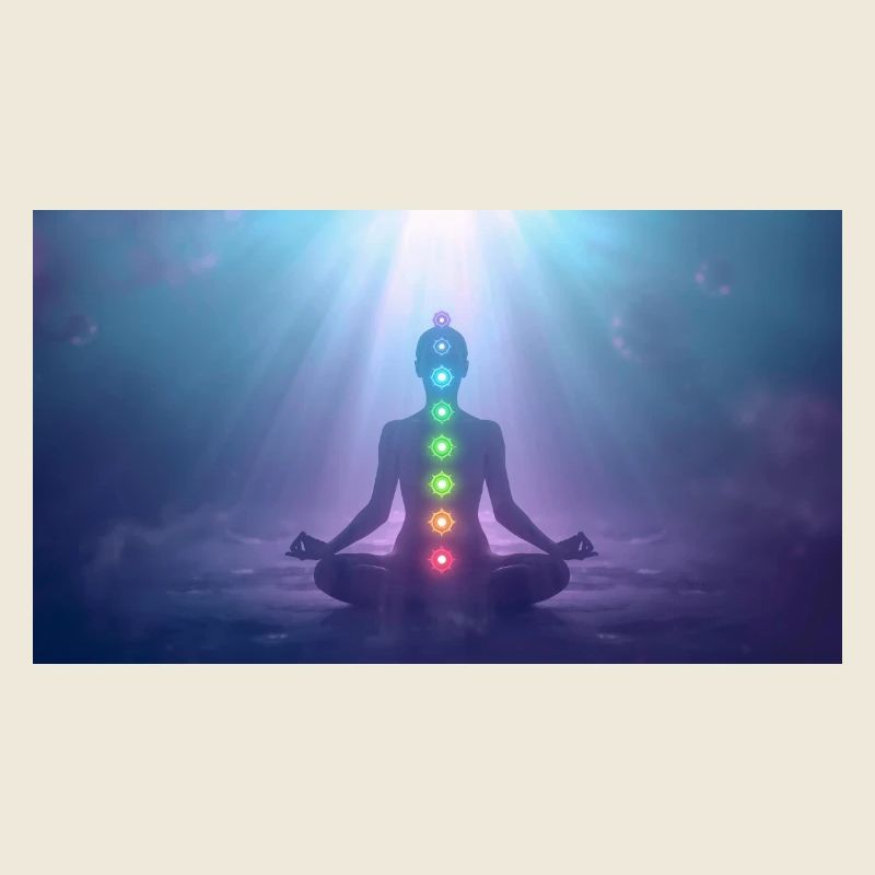 Chakra Meditation Light Rays Yoga