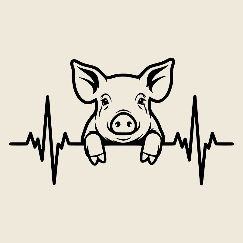 Schwein Herzschlag – Süßes Ferkel