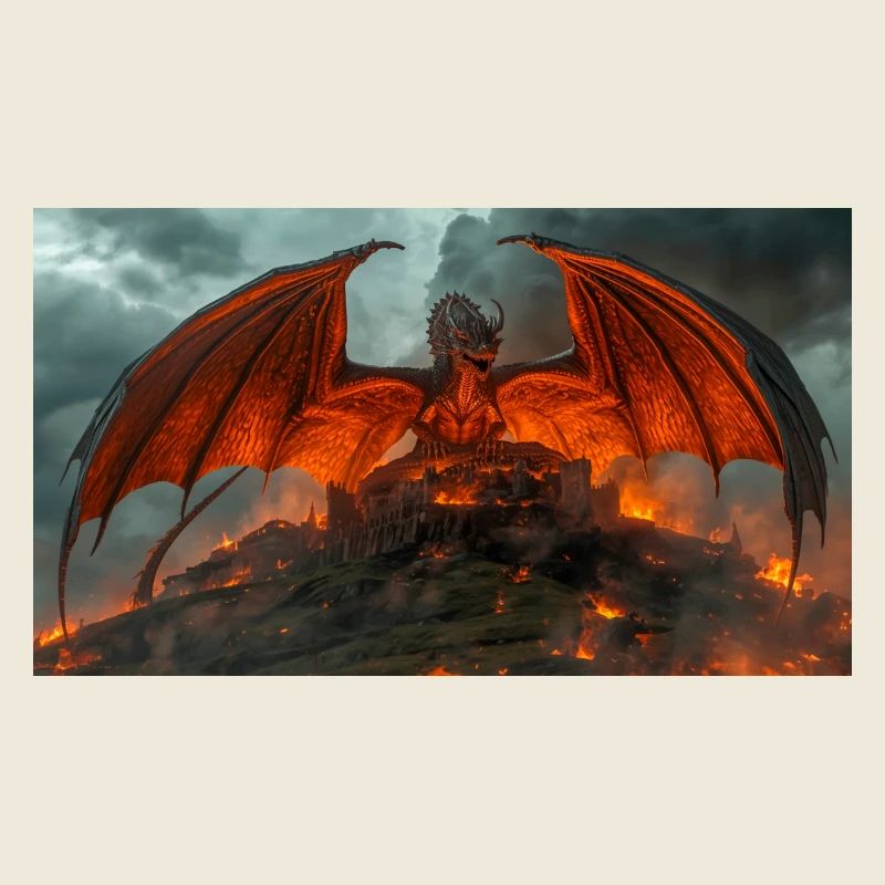 Un dragon menace le royaume paisible de Beowulf