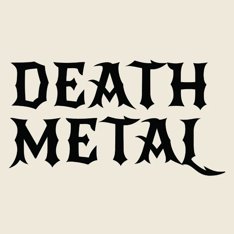 Death Metal fettes Logodesign