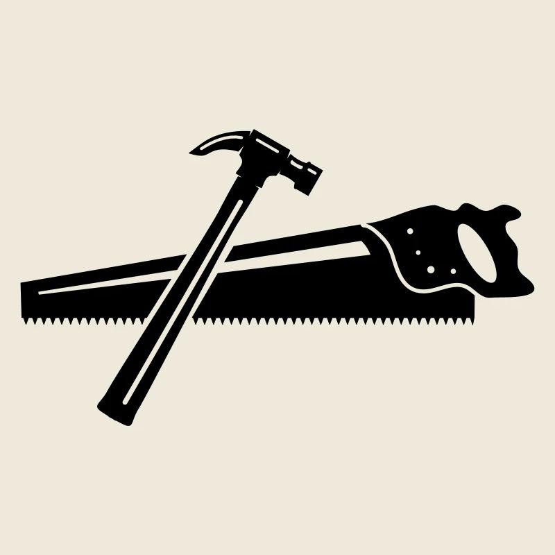 Hammer und Säge