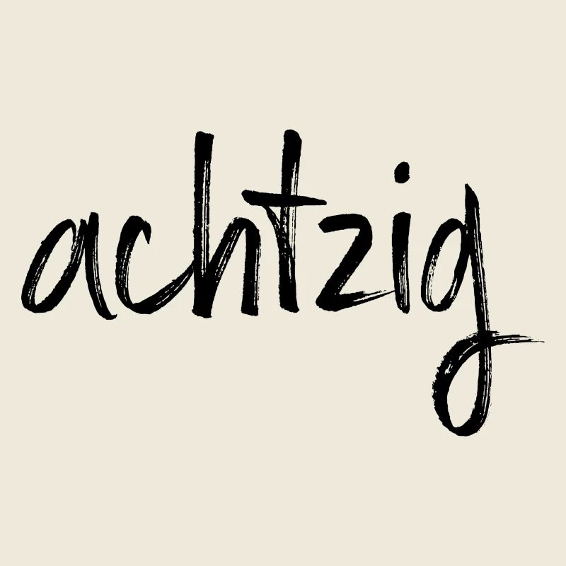 80 achtzig 80. Geburtstag Geschenk