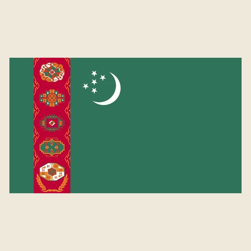 Drapeau du Turkménistan