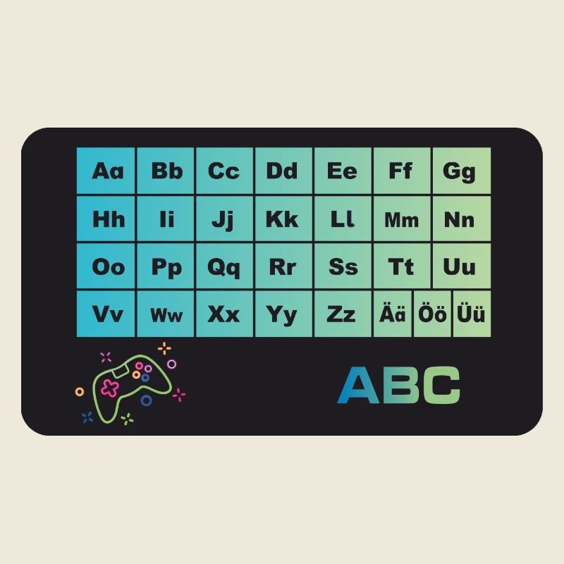Manettes de jeu - ABC Alphabet