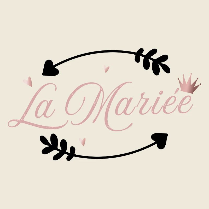 la mariée rose flèche