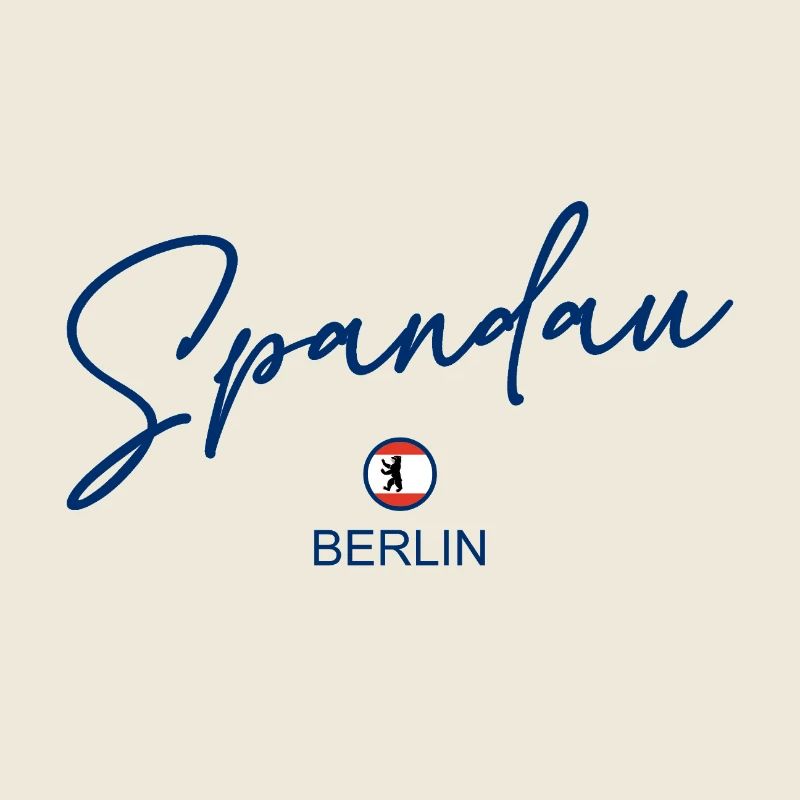 Spandau - Drapeau de Berlin - Berlin Bear Berlinerin