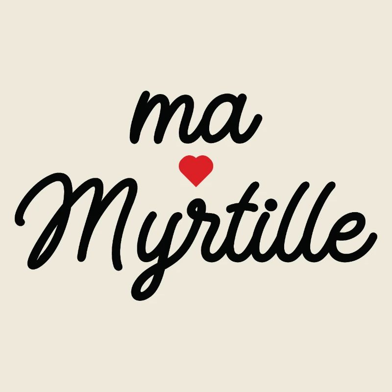 Ma Myrtille (d'Amour) Coeur Script