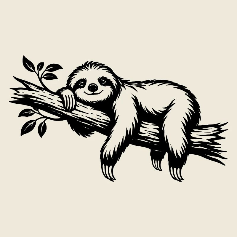 Sloth chilling