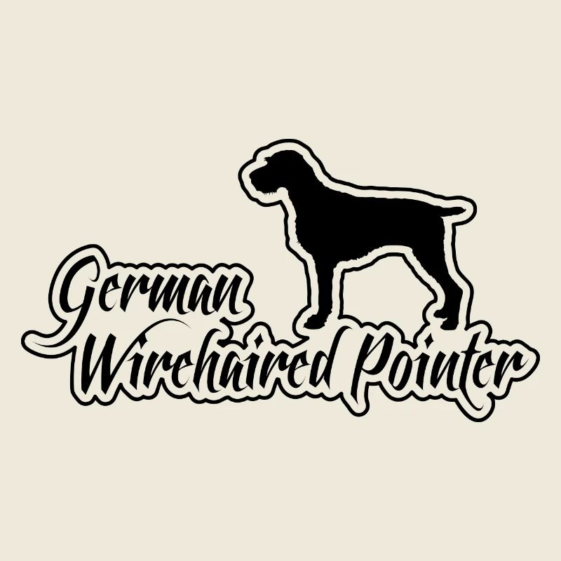 German Wirehaired Pointer Jagdhund Wilsigns Hunde